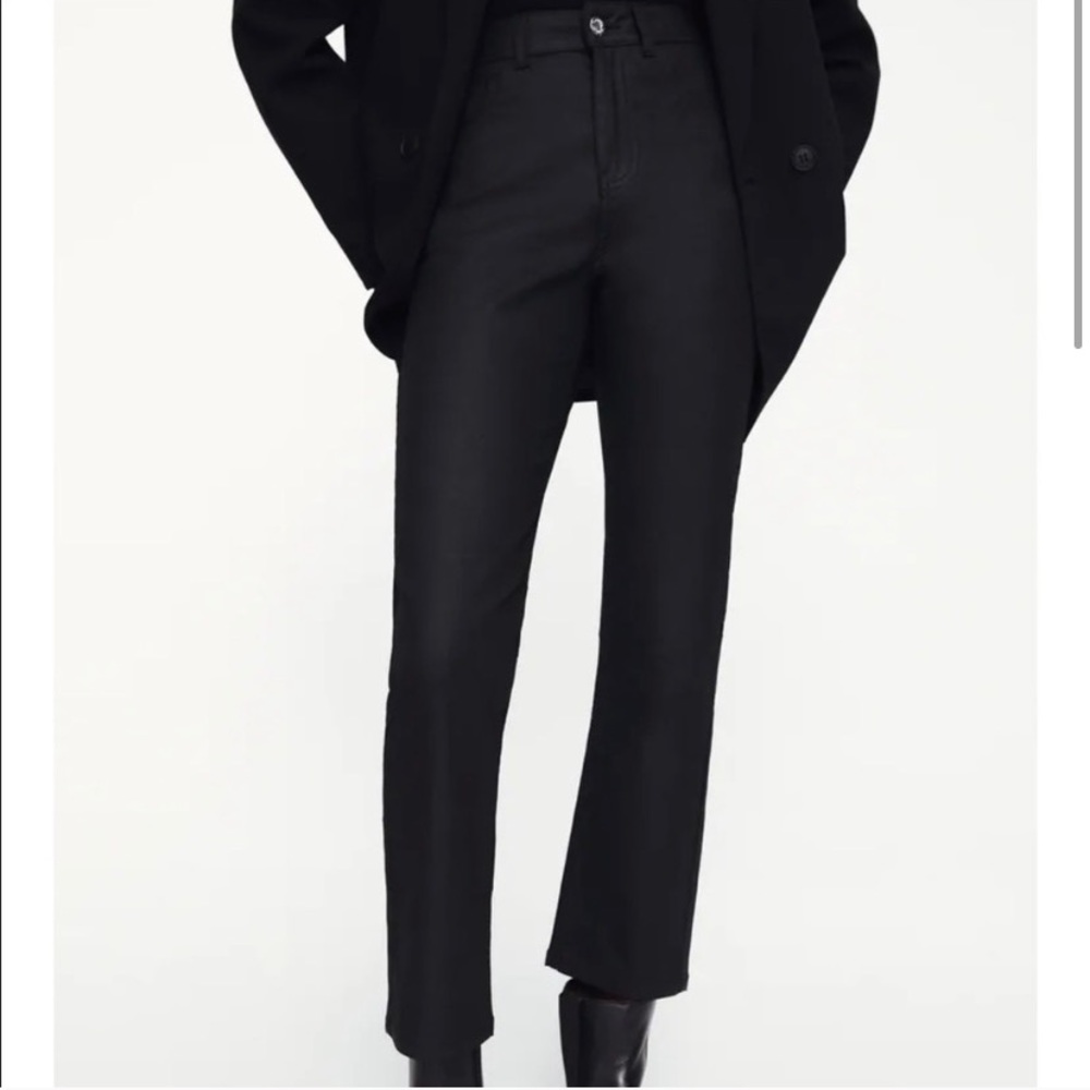 Zara Patent Faux Leather Pants